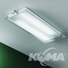 Plafon chrom/szkło 2xPL55W dl 7-562/67x30